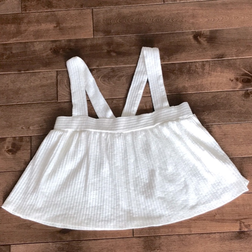Urban Outfitters Boho Crop Top- White- Size S
